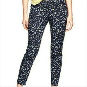 GAP Stylish Blue Patterned Women's Pants